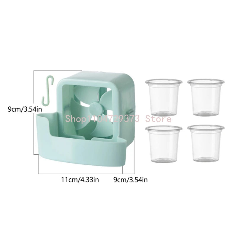 Clip-On Mini Luftkühler – Tragbarer Eiskühlventilator für Schreibtisch, Camping & Outdoor