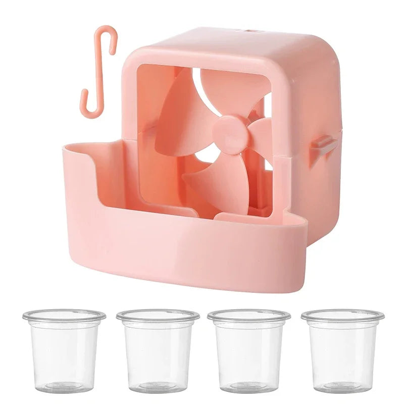 Clip-On Mini Luftkühler – Tragbarer Eiskühlventilator für Schreibtisch, Camping & Outdoor